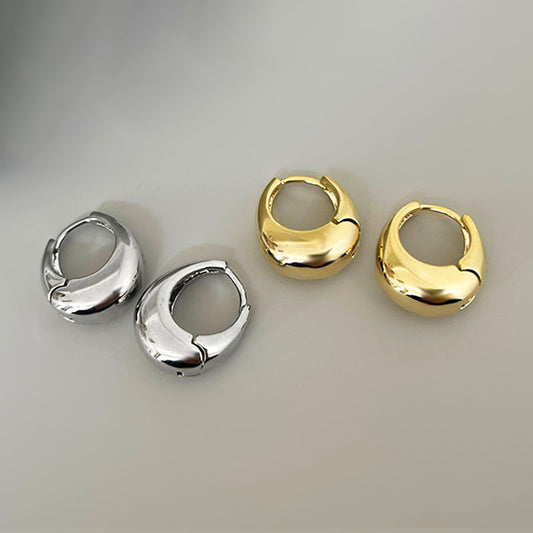 Metal Scenery Surface Fashion Temperament Commute Earrings