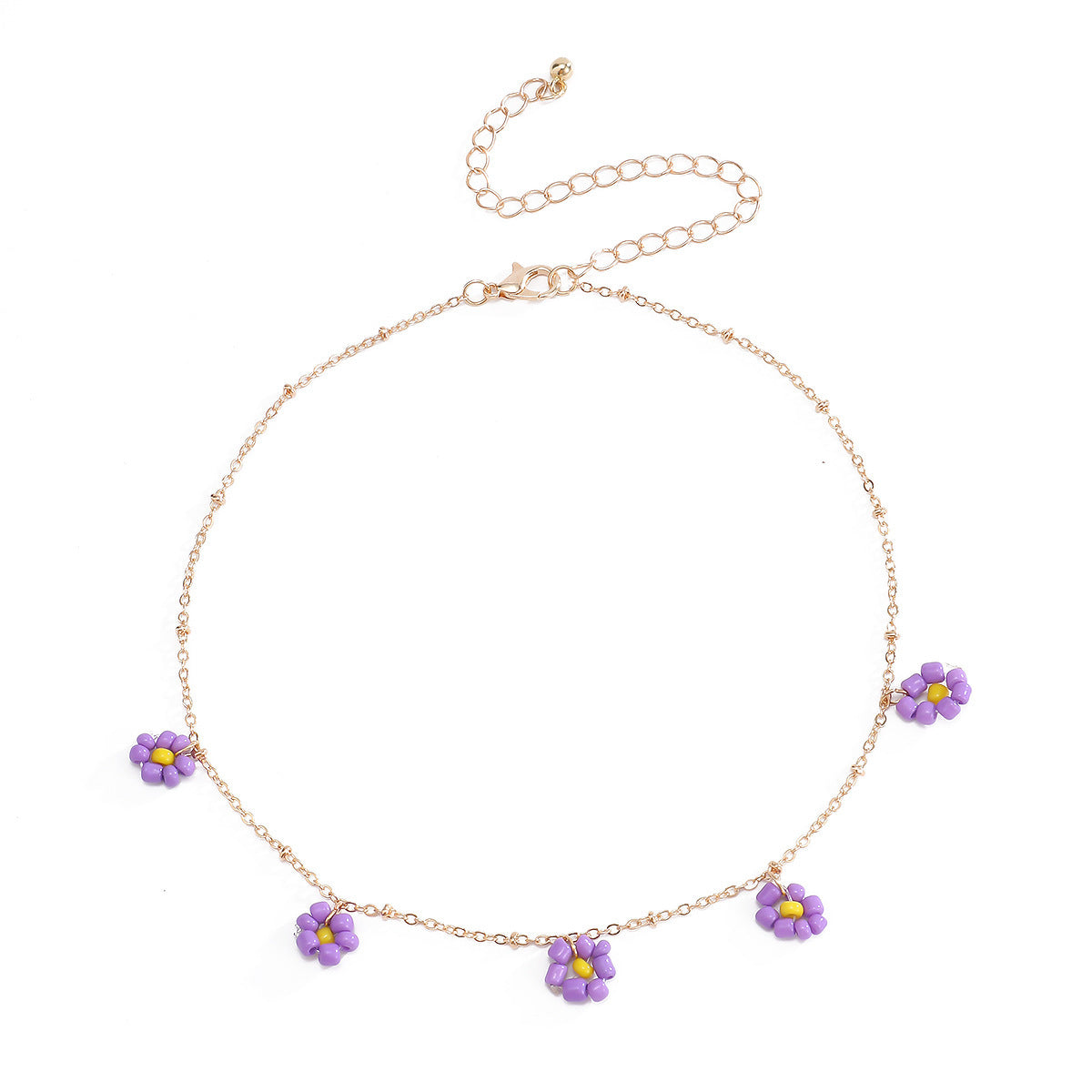 Women's Personalized Simple Contrast Color Creative Woven Necklace