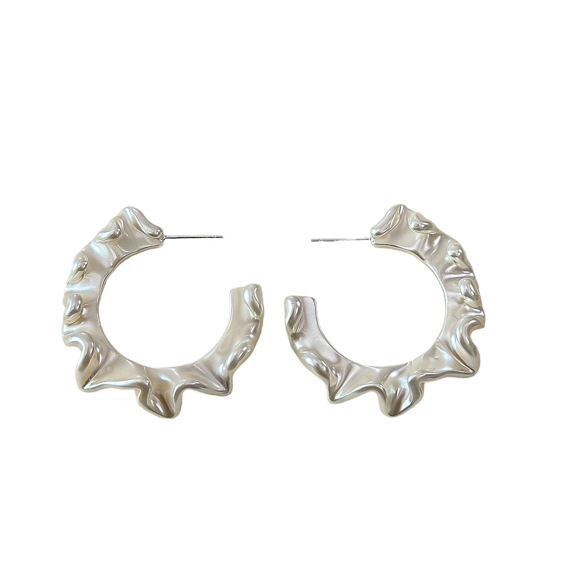 Women's High Sense Frosty Style Compact Temperamental Simple Fashion Irregular Stud Earrings
