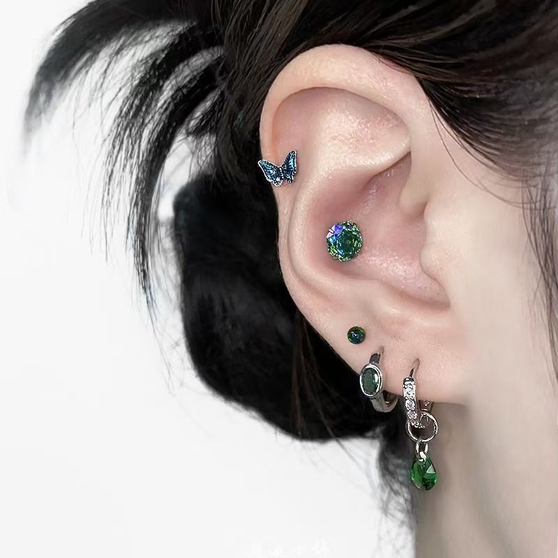 Female Light Luxury Minority Sensitive Circle Earrings