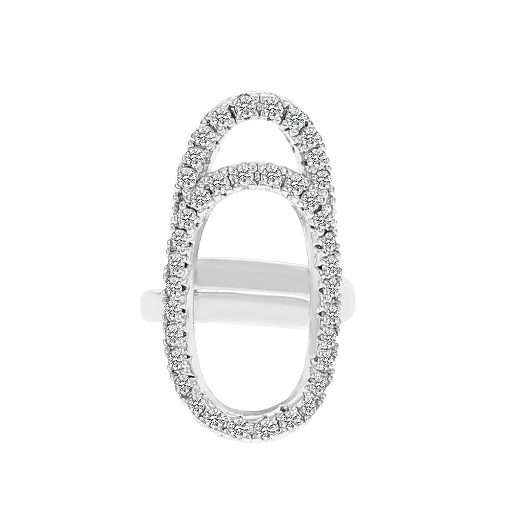 High-grade Female Niche Light Luxury Simplicity Butterfly Adjustable Ring