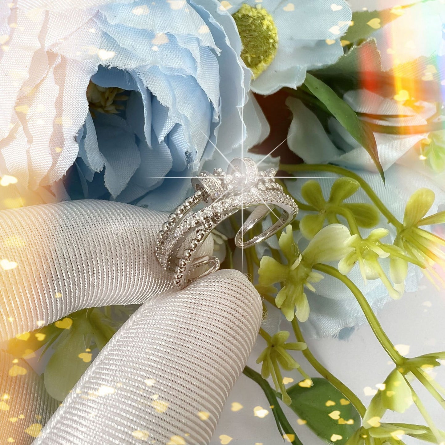 Elegant Decompression Cord For Braiding Open Niche Design Fashion Personalized Ring