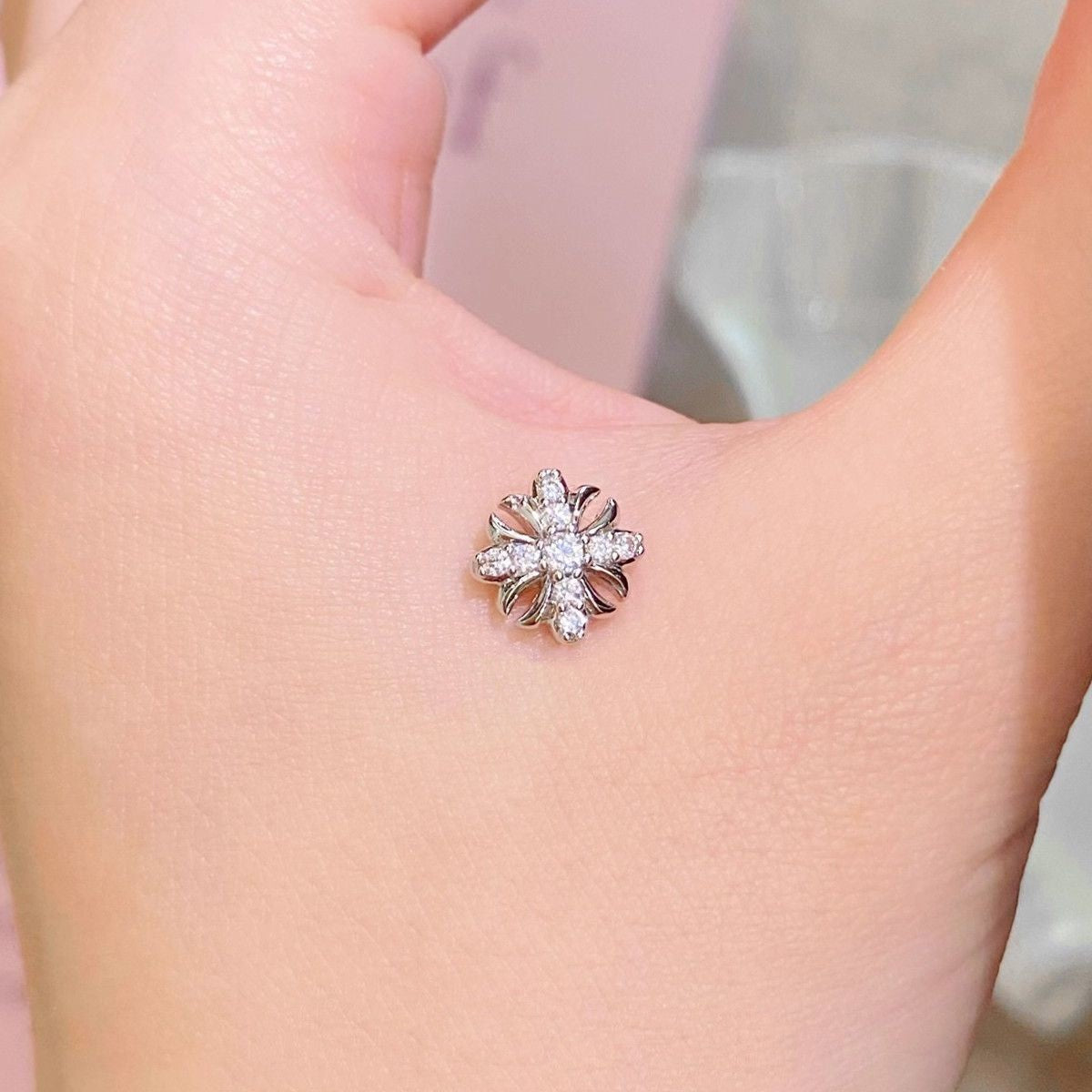 Cross Personality Super Flash Niche Unique No Need To Take Rings