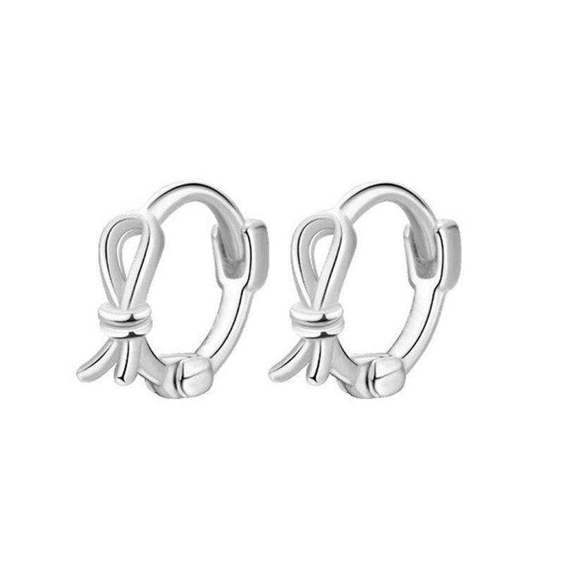 Fresh Bow Clip Female Gentle Sweet Ear Buckle