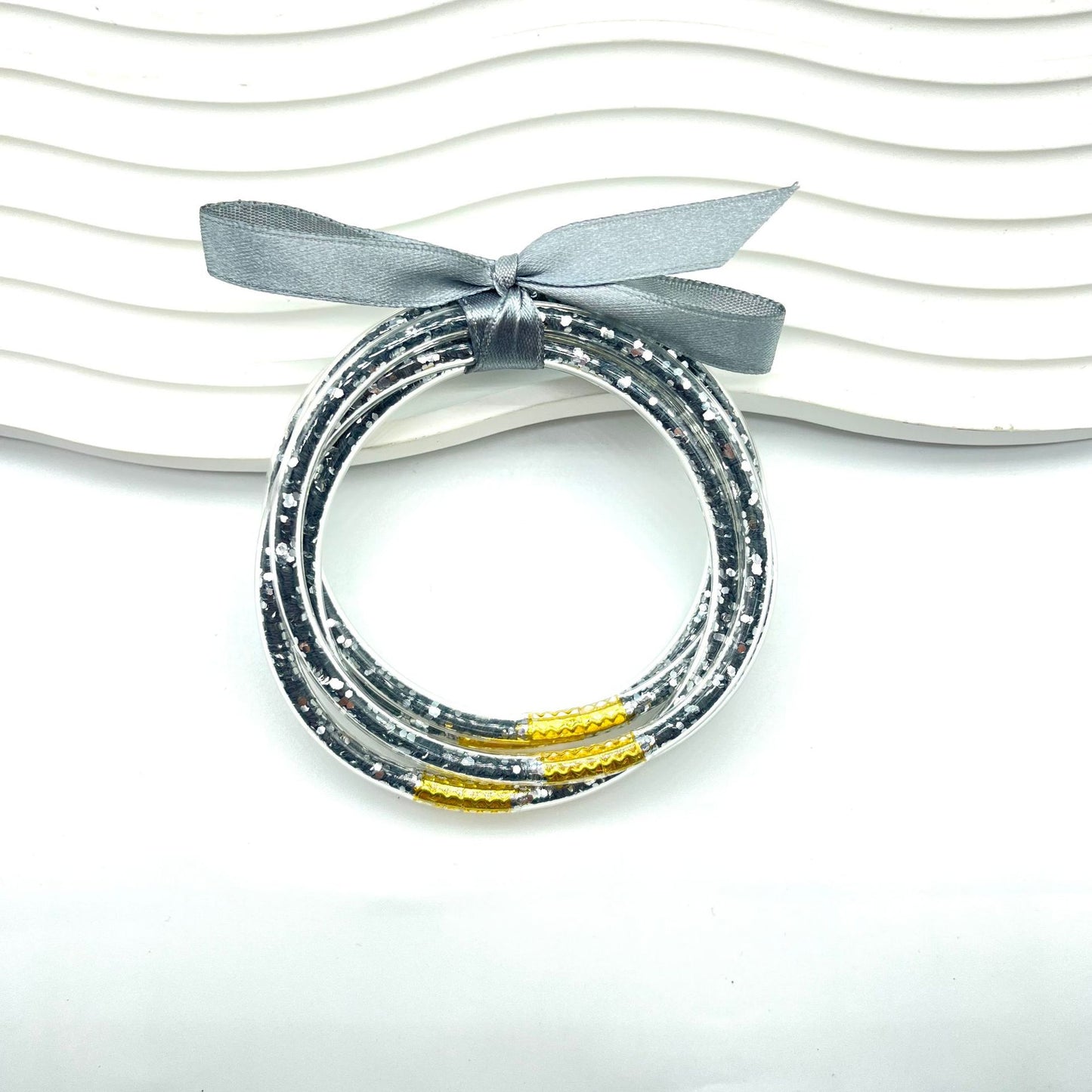 Glamorous Fashion Silicone Bright Simple Couple Bracelets