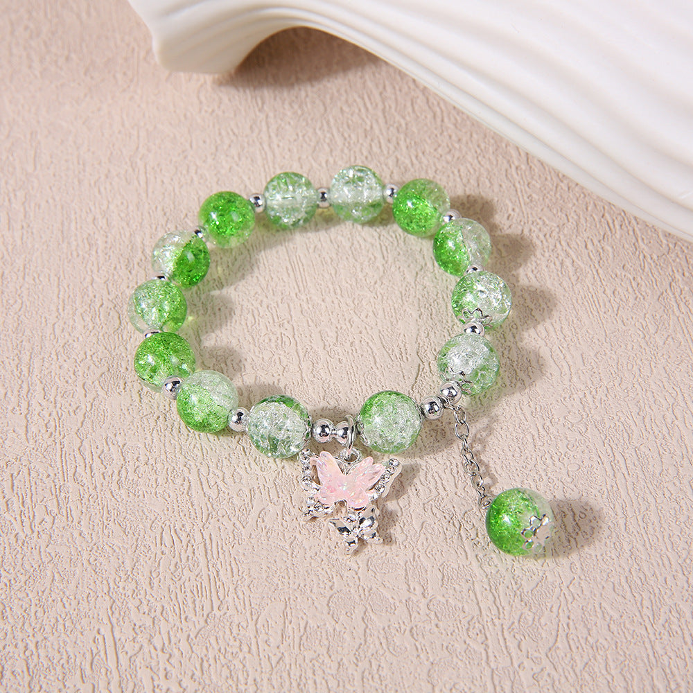 Beaded Design Hot Flower Crystal Trendy Bracelets