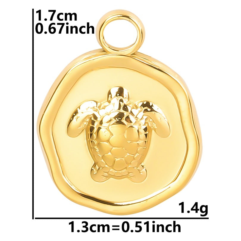 Stainless Steel Turtle Light Luxury Minority Vacuum Necklaces