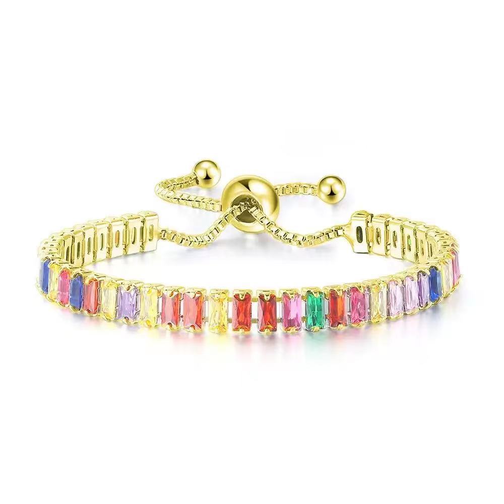 Women's & Men's Hip Hop Diamond Black Zircon Tennis Bracelets