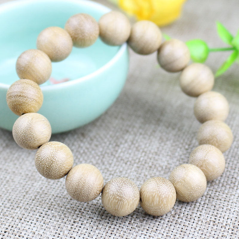 Women's & Men's Indonesia Milk Fragrance Wooden Rosary Couple Bracelet