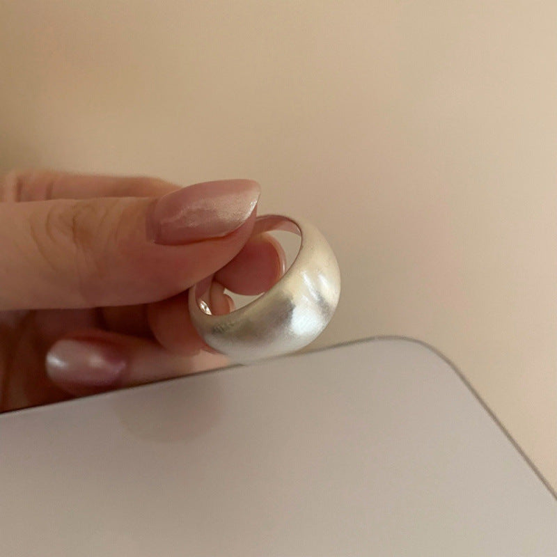 Women's Sier Simple Light Luxury High-grade Index Finger Open Rings