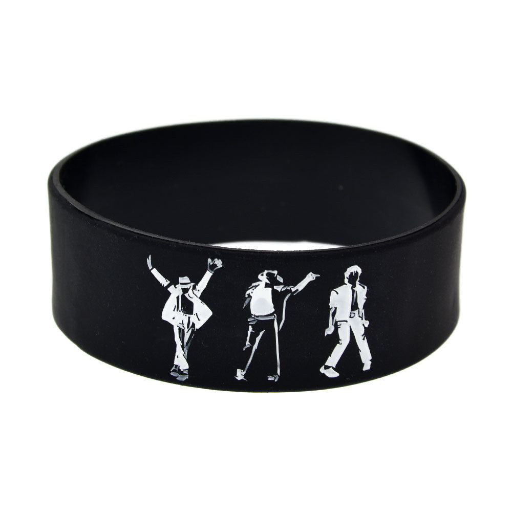Silicone Fashion Music Hand Strap Trendy Hip Hop Bracelet