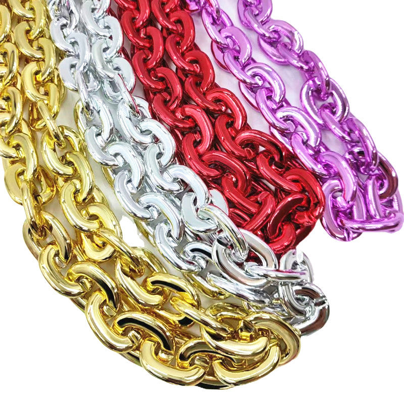 Chain Team Tag Props Acrylic Nightclub Performance Necklaces