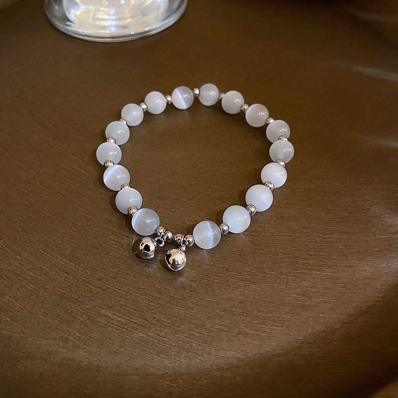 Women's Pearl Buckle French Fashion Design Retro Love Temperament Bracelets