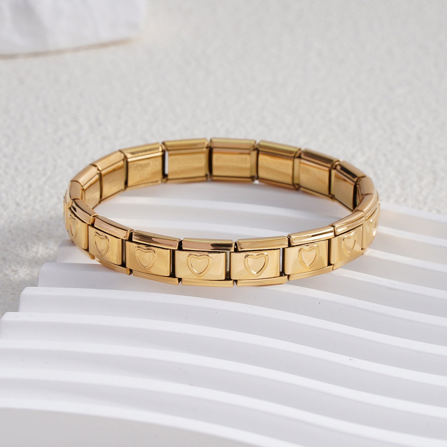 Innovative Classic Module Gold-plated Pattern Stainless Bracelets