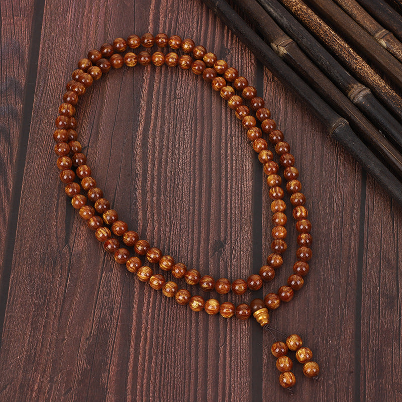 Willow Pagoda Single Circle Prayer Beads National Style Stall Resin Bracelet