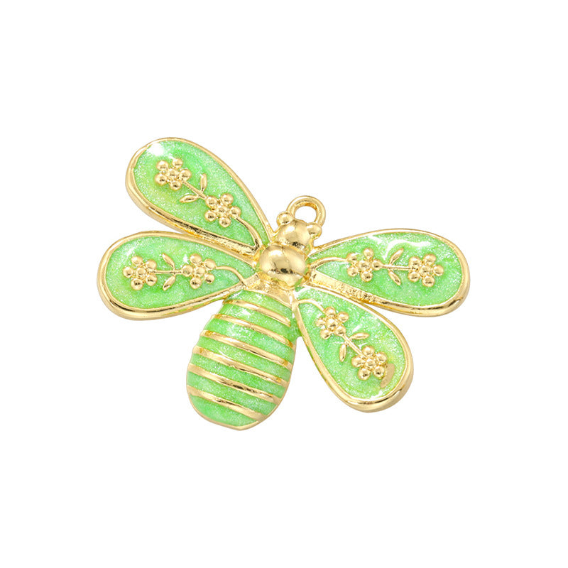 Pastoral Colorful Oil Bee Fresh Sweet Pendants