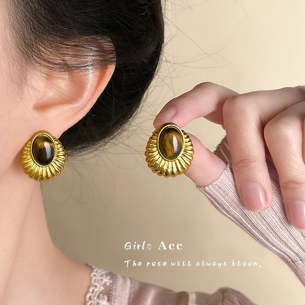 Flower Sier Needle Affordable Luxury Style Zircon Rings