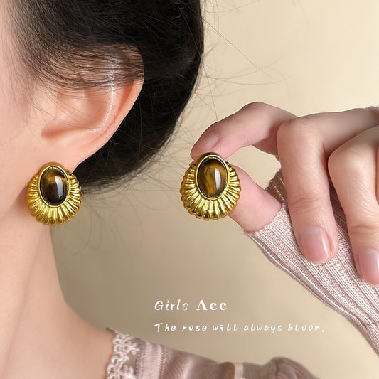 Flower Sier Needle Affordable Luxury Style Zircon Rings