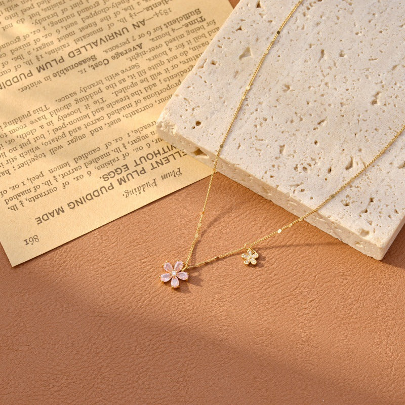 Light Luxury Minority High-grade Sweet Gentle Clavicle Chain Super Necklace