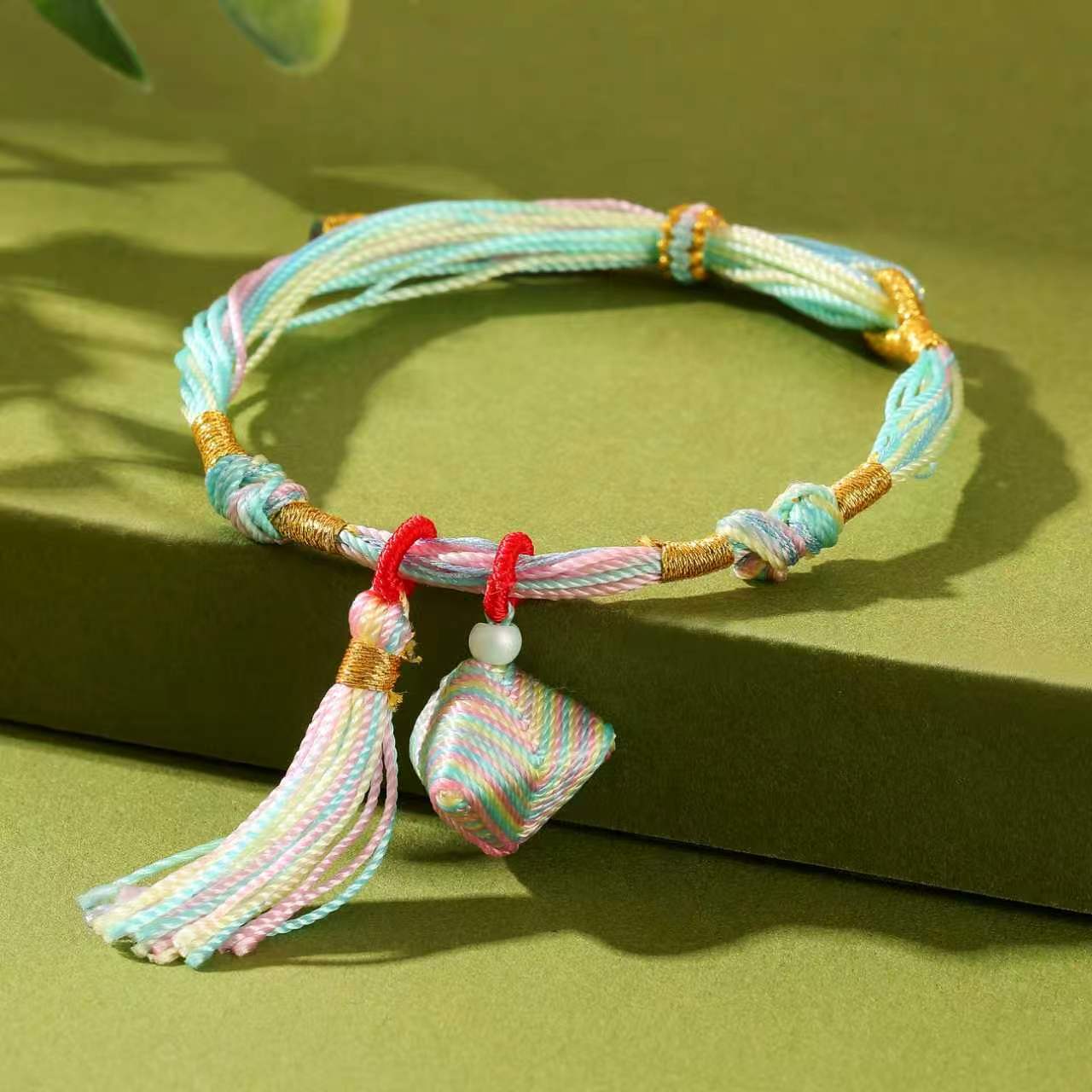 Children's Dragon Boat Festival Colorful Rope Carrying Strap Hand-woven Tiger Sachet Bracelets
