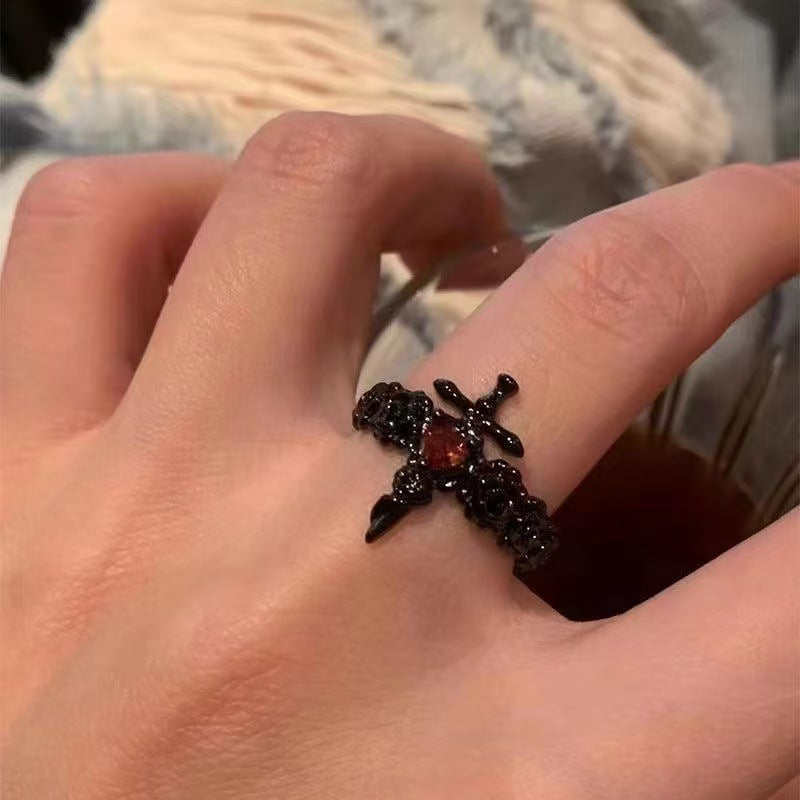 Durable Attractive Versatile Forbidden Romance Niche Ring