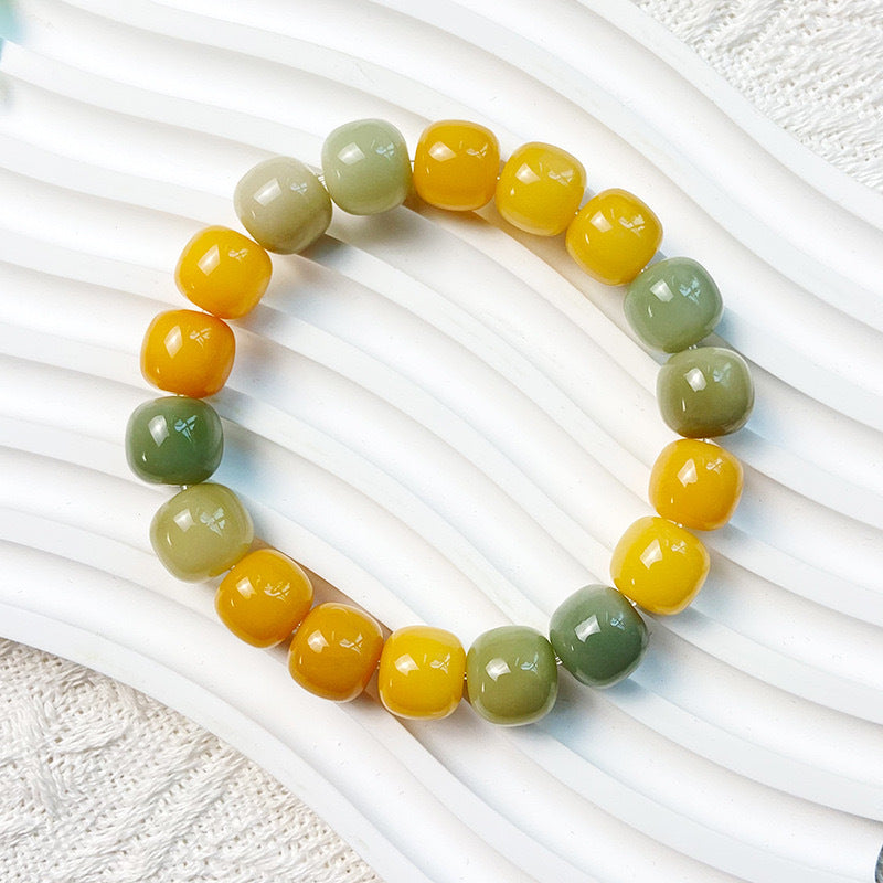 Bodhi Candy Color Single Circle Pliable Temperament High Throw Three Bracelets