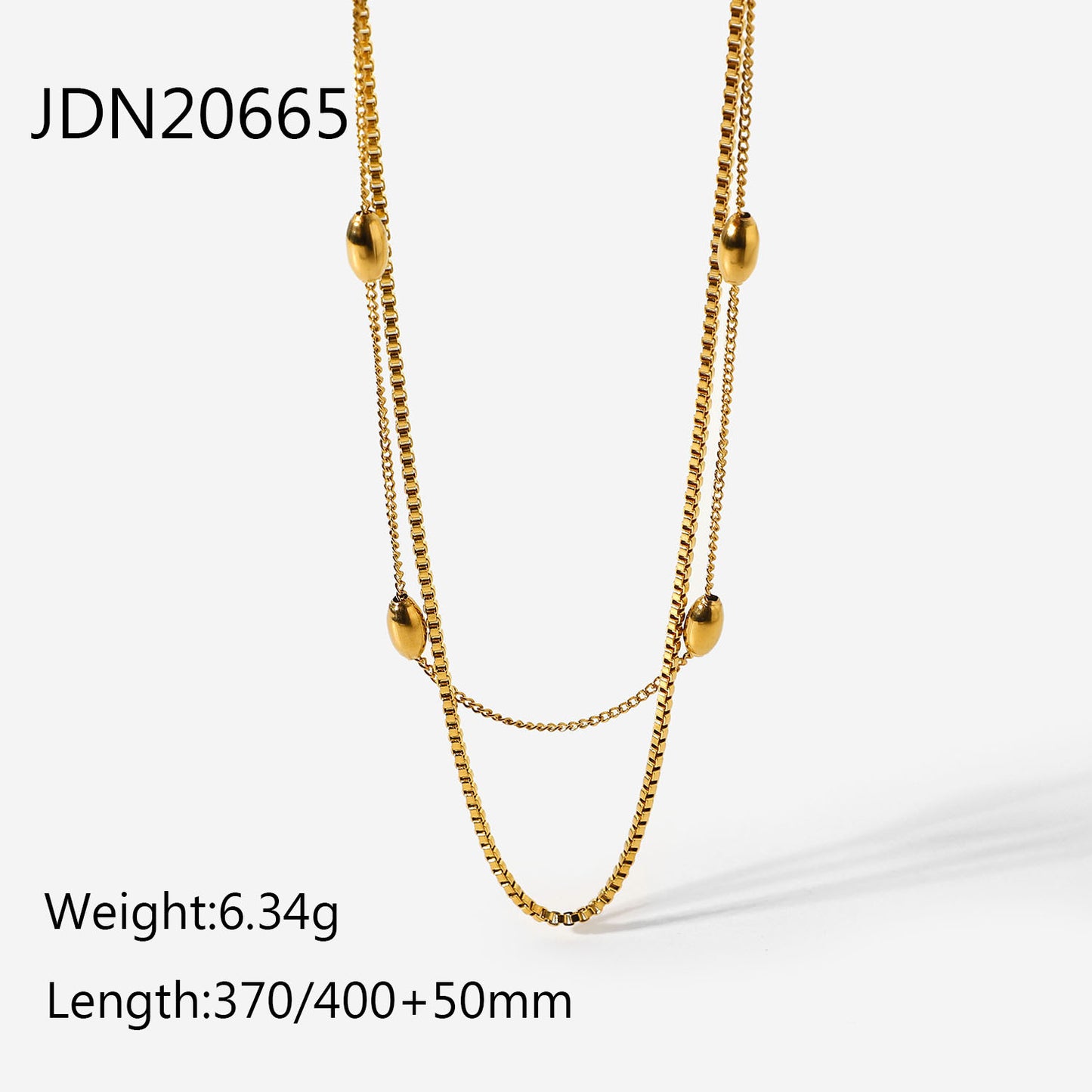 Gold-plated Stainless Steel Light Luxury Cold Necklaces