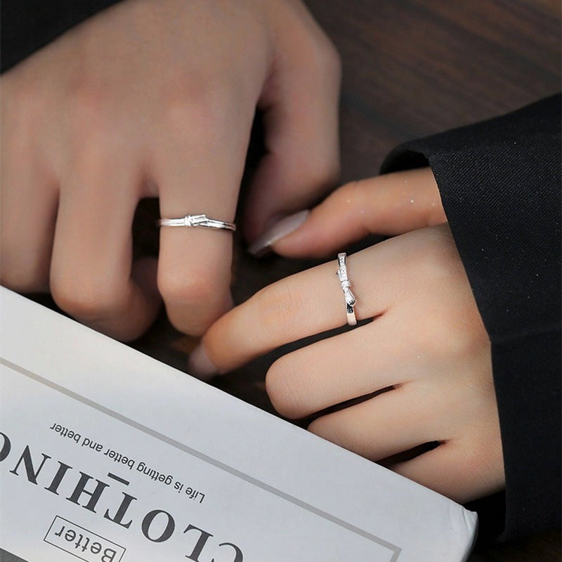 Couple Versatile Special Interest Light Luxury High Ring