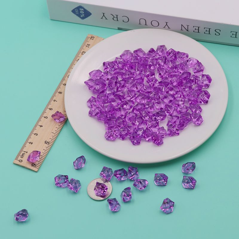 Toy Colorful Plastic Luminous Ice Cube Jewelry Accessories