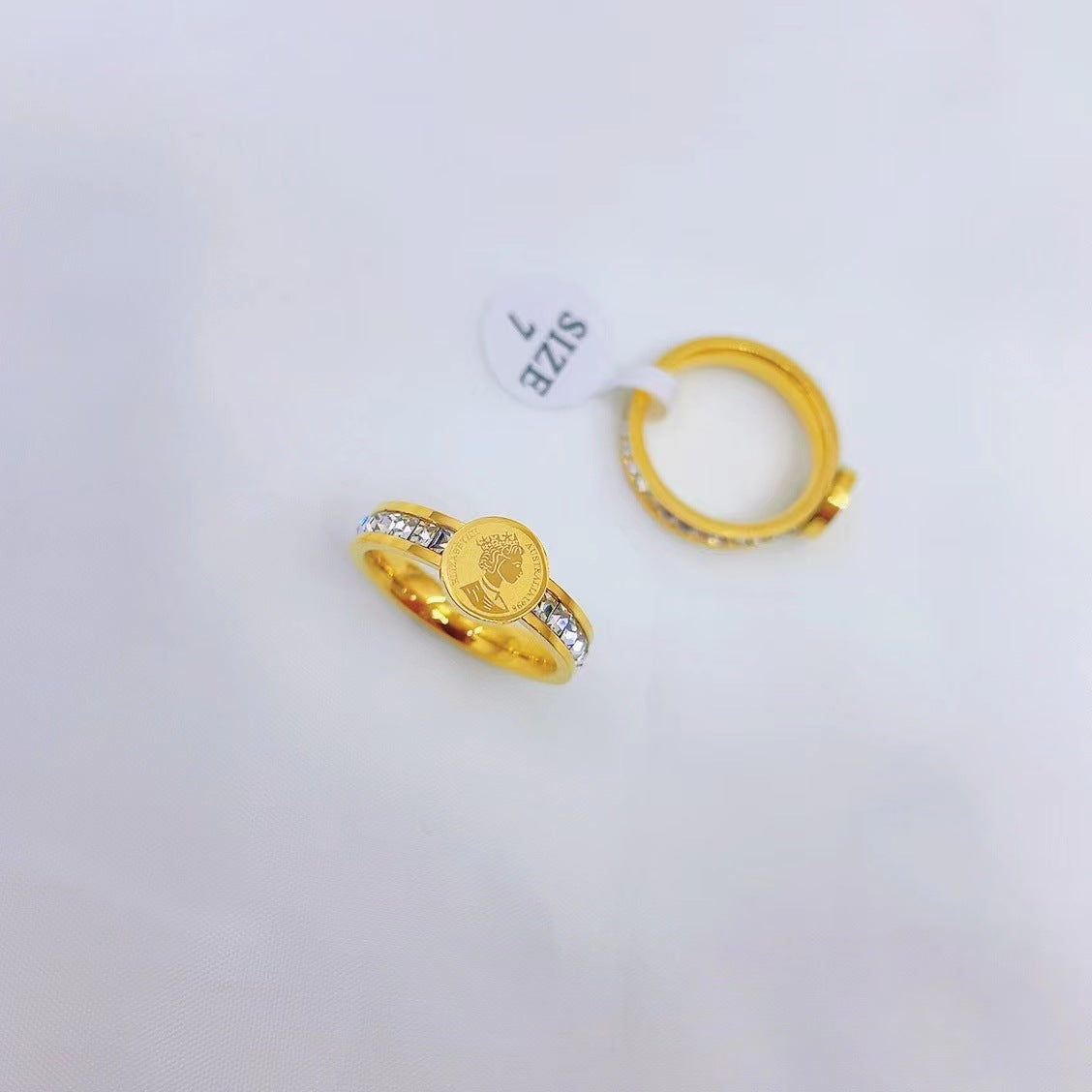 Head Retro Fashion Personalized Cold Style Couple Can't Ring