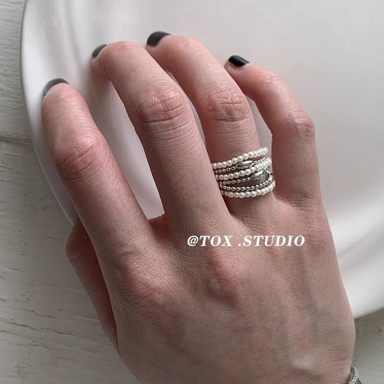 Multilayer Cold Style High-grade Daily Match Rings