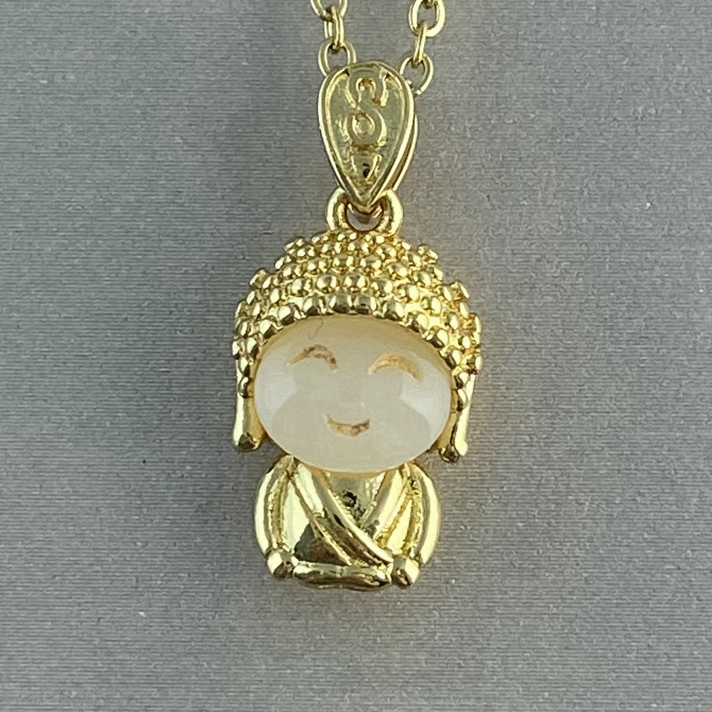 Women's Real Gold Plating Opal Fox Clover Pendants