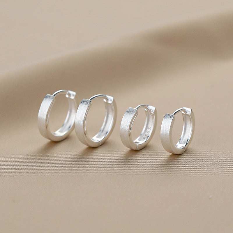 Women's Brushed Frosted Simple For Niche Design High Sense Clip Light Bracelets
