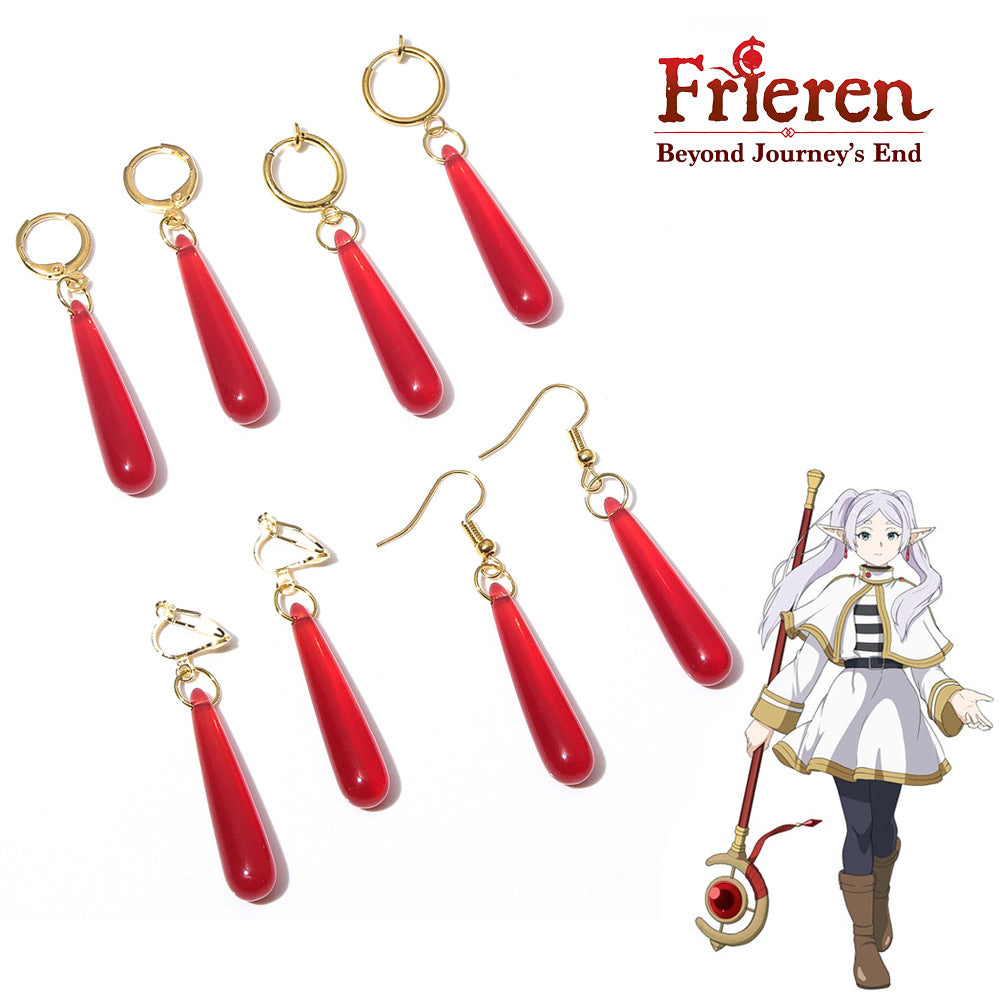 Fu Lillian Buried Around Anime Two-dimensional Cartoon Earrings