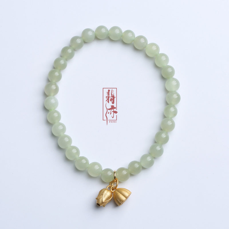 Women's Jade Sterling Sier Jewelry Gift For Bracelets