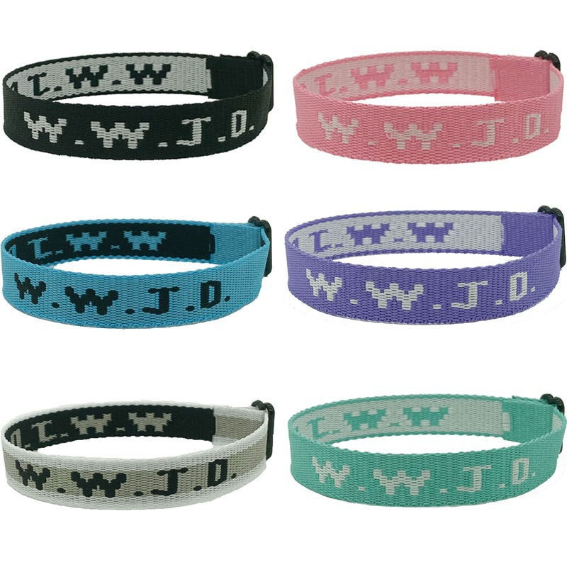 Jacquard Printing Wristband Unisex Wrist Strap For Bracelets