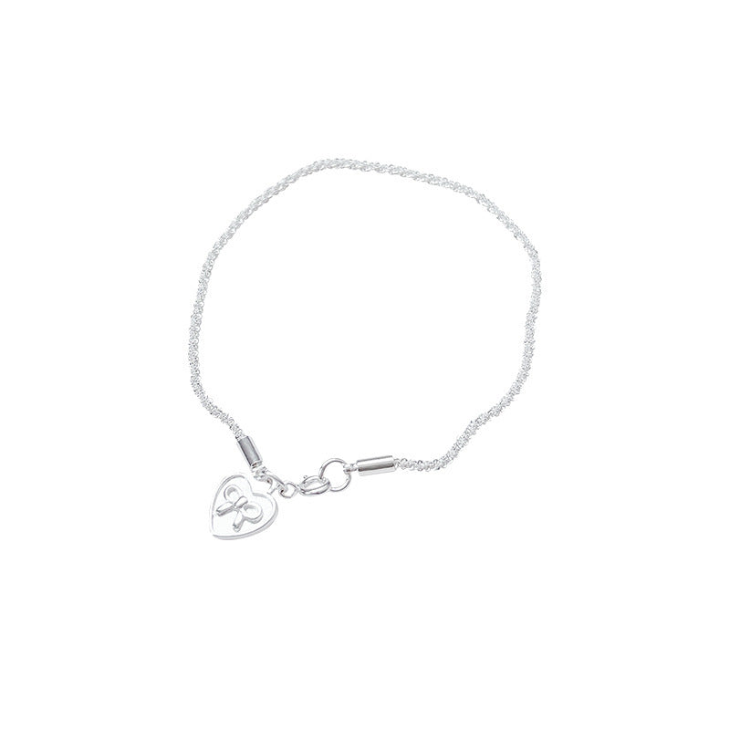 Love Heart Bow Tie Female Design High-grade Light Bracelet