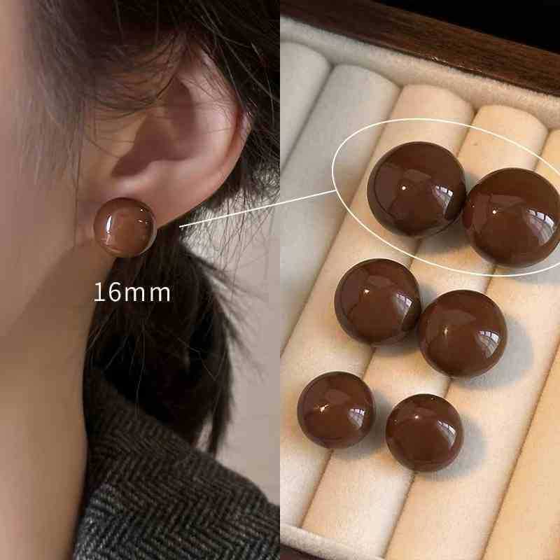 Women's High-grade Steamed Bread Bead For Simple Earrings