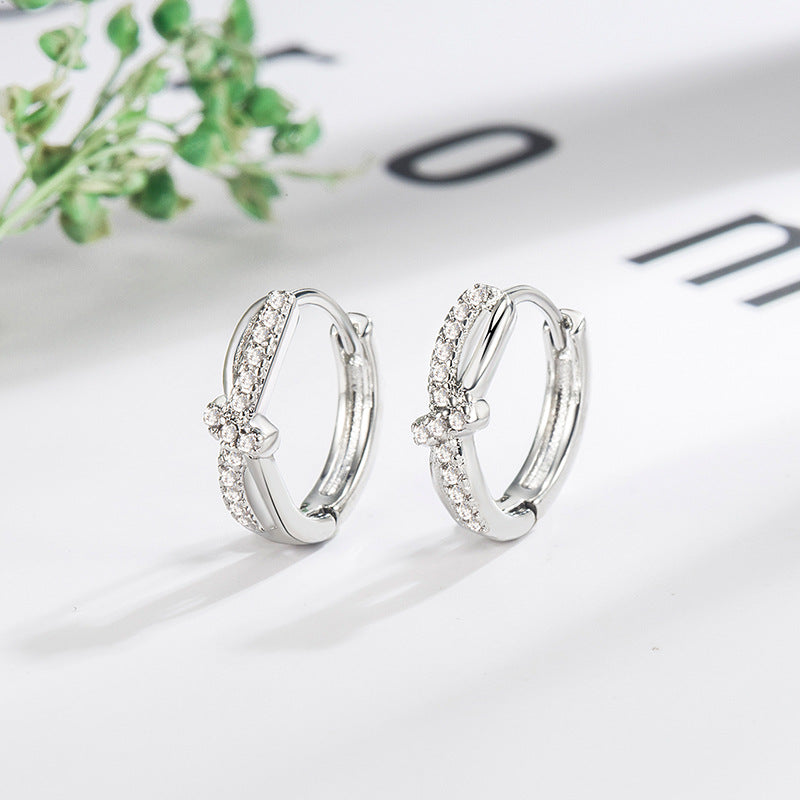 Cross Clip Simplicity Exquisite Small Personalized Ear Buckle