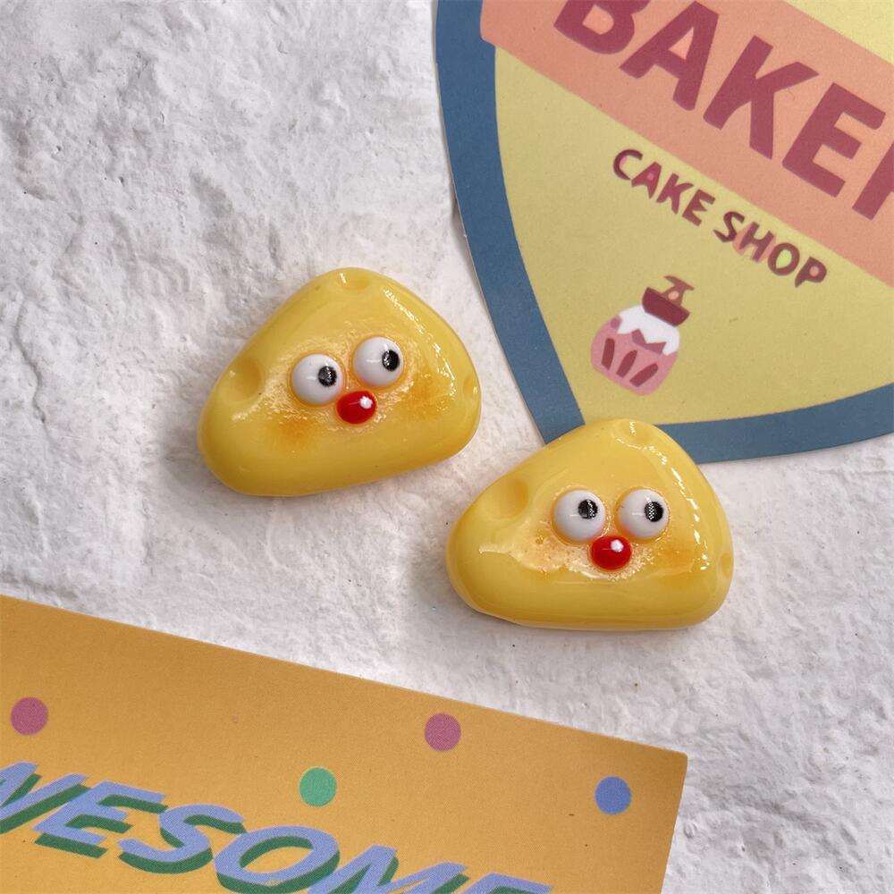 French Fries Burger Doll Cartoon Resin Jewelry Accessories