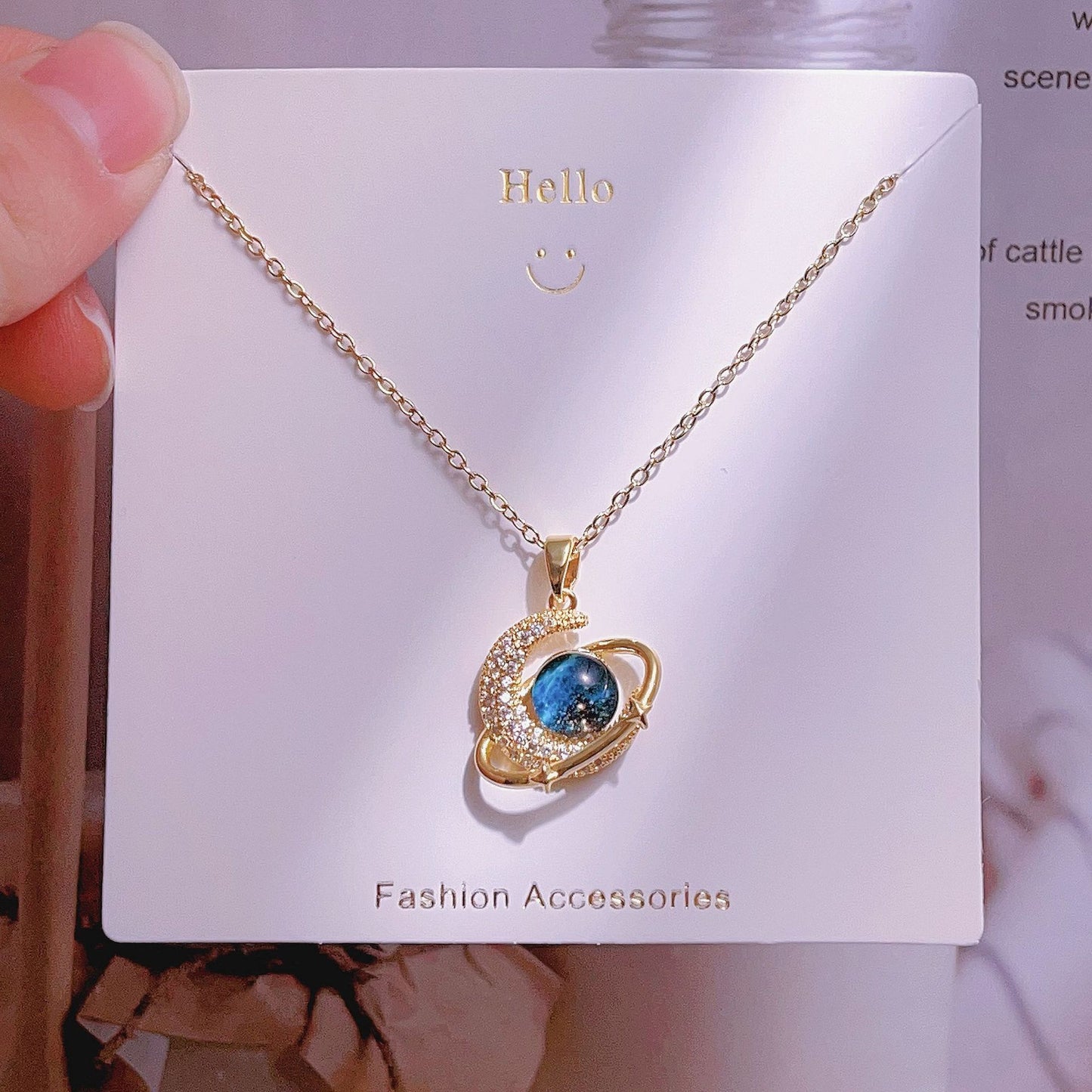 Women's Fashion Simple Love Design Light Luxury Necklace