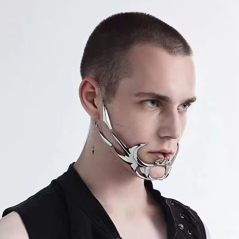 Women's & Men's Blade Fluid Lip Surface Decoration Rings