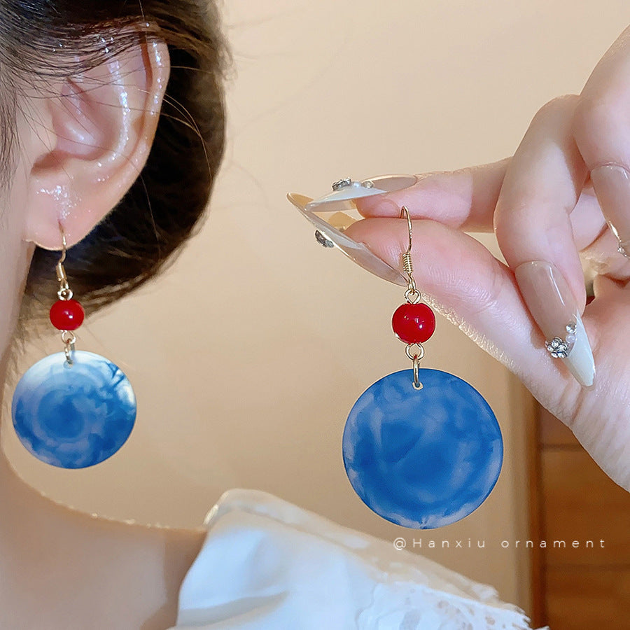 Women's Print Lovely Geometric Trendy Personality Light Luxury Earrings