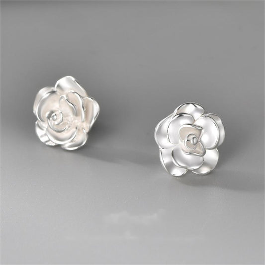 Women's Rose High-grade Sweet Ear Bone Twist Earrings