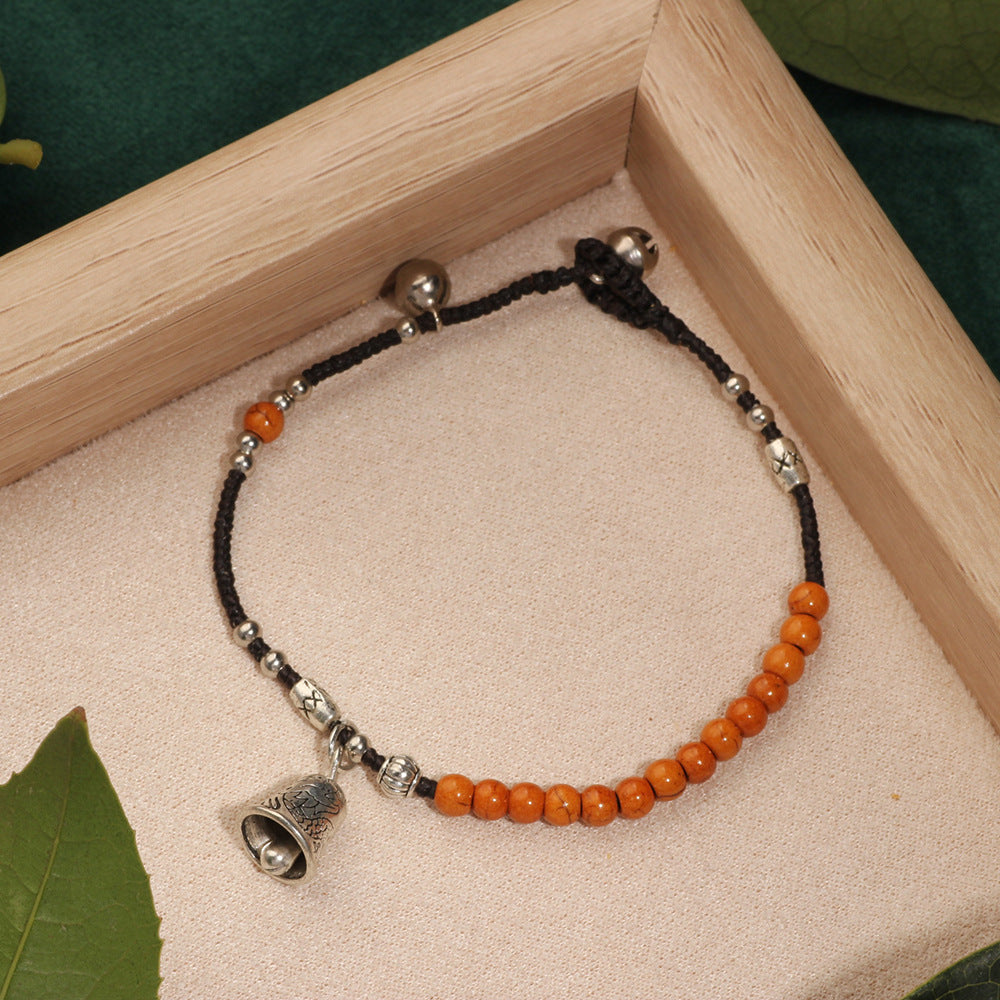 Women's Retro National Trend Versatile Artistic Woven Chinese Bracelet