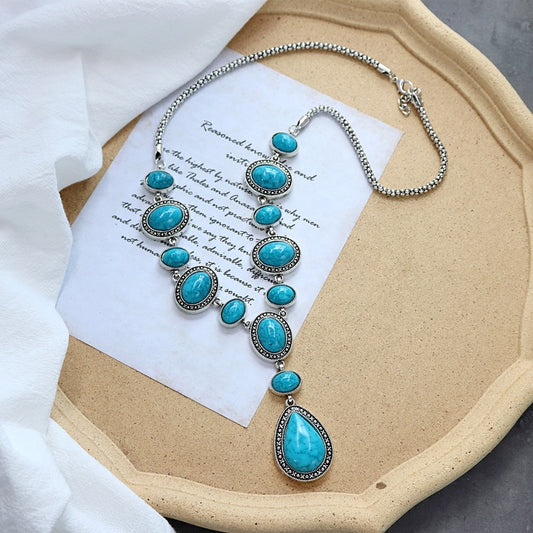 Women's Exaggerated Personalized Elegant Sweater Chain Tibetan Ethnic Necklaces