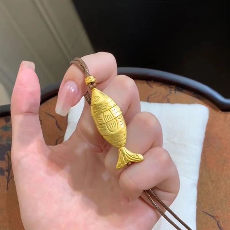 Fish Retro National Style Light Luxury High-grade Pendants