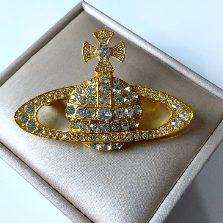 Golden Pearl Corsage Wheat Brooch Female High-grade Brooches