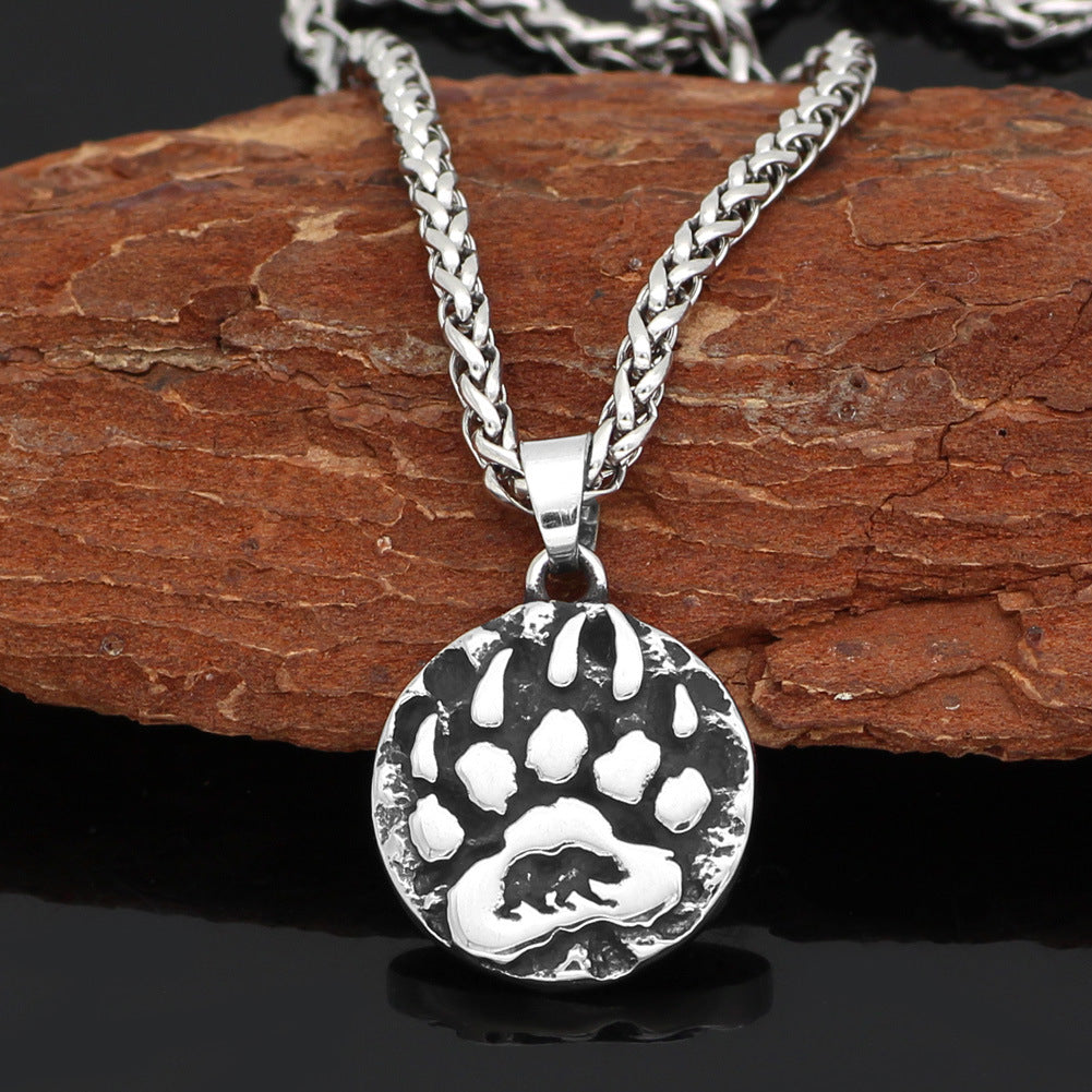 Grizzly Bear Nordic Mythology Viking Claw Necklace