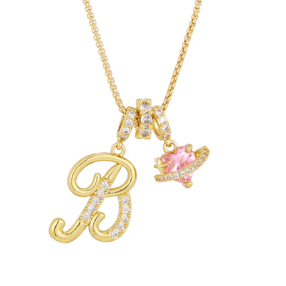 Dopamine English Letter Light Luxury Minority Necklaces
